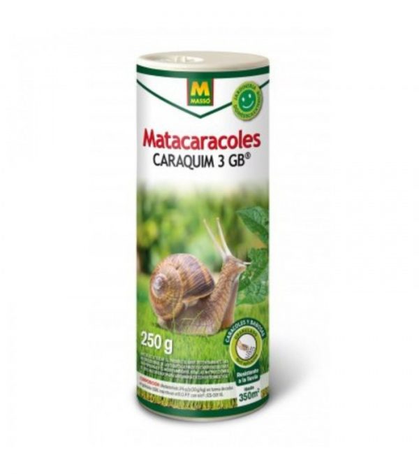 Matacaracoles en talquera 250 gr caraquim masso